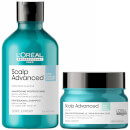 L'Oréal Professionnel Serié Expert Scalp Advanced Anti-Dandruff Shampoo and Mask Routine for Oily Dandruff Hair L'Oréal Professionnel Serié Expert Scalp Advanced Anti-Dandruff Shampoo and Mask Routine for Oily Dandruff Hair