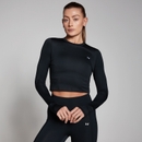 MP Women's Training Body Fit Long Sleeve Crop T-Shirt - Black - XXS MP Women's Training Body Fit Long Sleeve Crop T-Shirt - Black - XXS