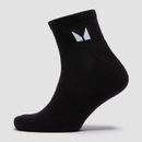 MP Unisex Ankle Socks (3 Pack) - Black - UK 6-8 MP Unisex Ankle Socks (3 Pack) - Black - UK 6-8