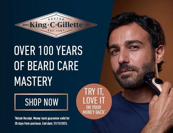 33% off selected king c gillette