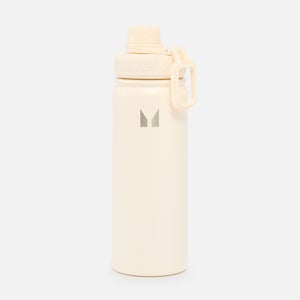 Medium Metal Water Bottle - Natural Cream